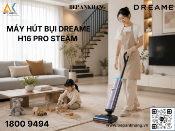 Máy hút bụi lau sàn khô và ướt Dreame H16 Pro Steam